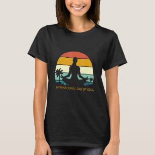 Camiseta Dia Internacional De Apoio À Ioga