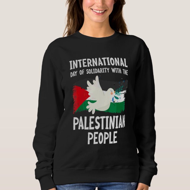 Camiseta Dia Internacional de Solidariedade com os Palestin (Frente)