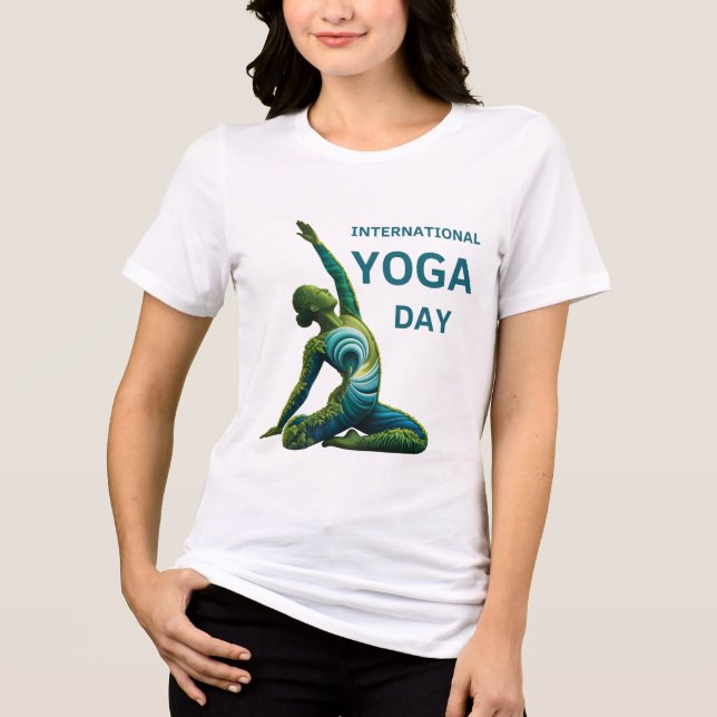 Camiseta Dia Internacional de Yoga (Frente)