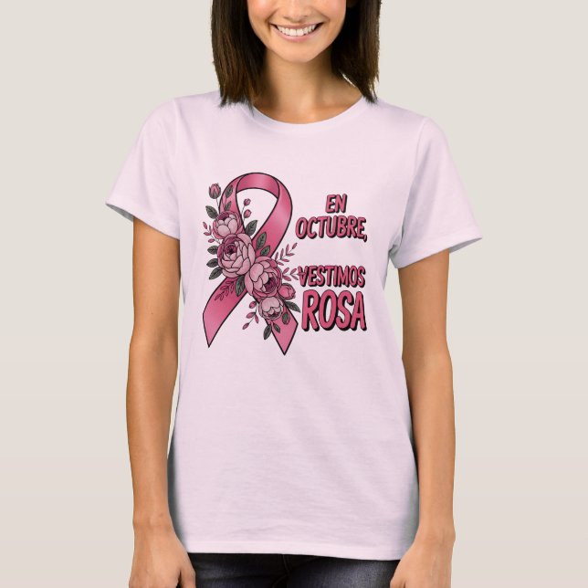 Camiseta Día internacional del Cáncer de Mama (Frente)