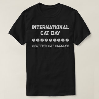 Camiseta Dia Internacional do Gato - Cudler de Gato Certifi