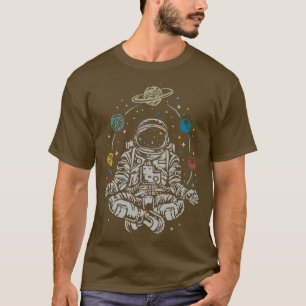 Camiseta Dia Internacional do Ioga do Astronauta