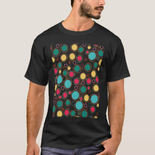Camiseta Dia Internacional do Ponto do Abstrato Bolinhas
