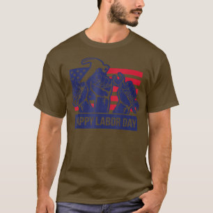Camiseta Dia Internacional do Trabalho Feliz Dia do Trabalh