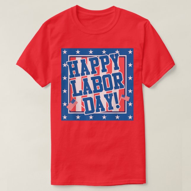 Camiseta Dia Internacional do Trabalho Feliz Dia do Trabalh (Frente do Design)