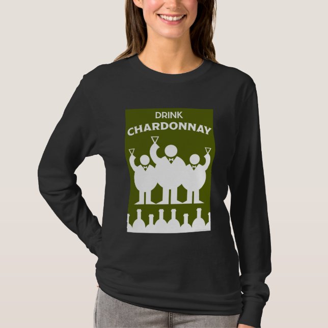 Camiseta Dia Internacional do Vinho Chardonnay (Frente)