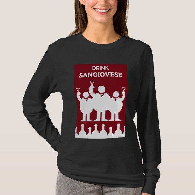 Camiseta Dia Internacional do Vinho Sangiovese (Frente)