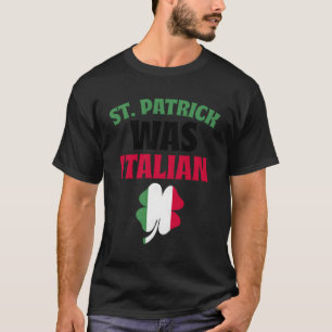 Camiseta Dia italiano do Shamrock Dia de São Patrício