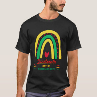 Camiseta Dia Junenth De Recordação Para Negros E