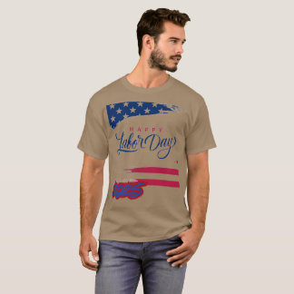 Camiseta DIA LABOR patriótico feliz