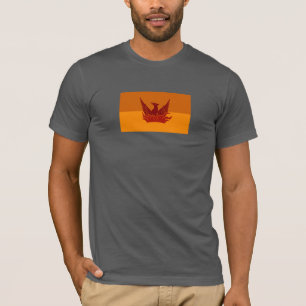 Camiseta Dia Laranja San Francisco Fog e Dourada Bandeira