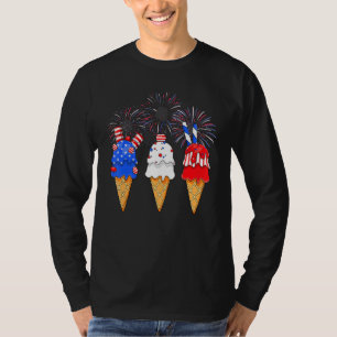 Camiseta Dia Memorial 4 De Julho Cre Patriótico
