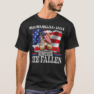 Camiseta Dia Memorial Lembre-Se Do Exército Veterano Faleci