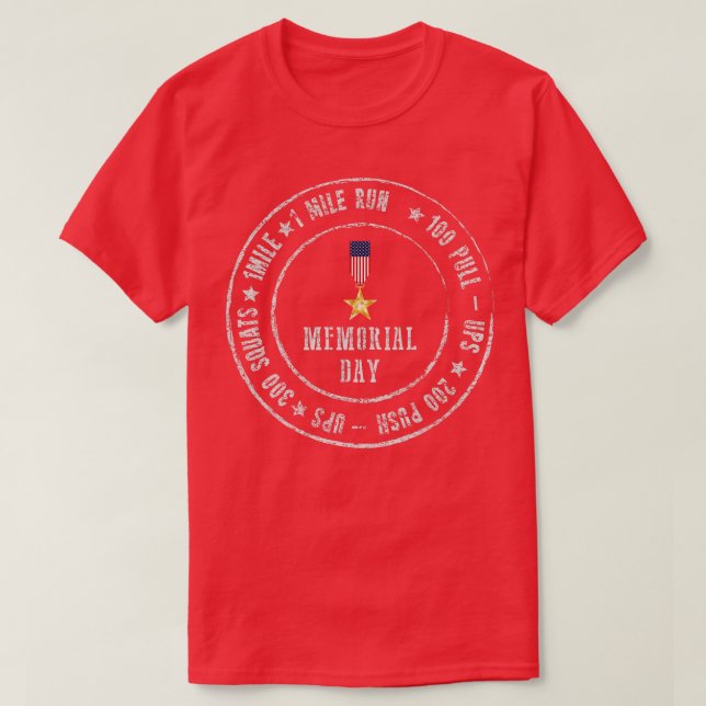 Camiseta Dia Memorial Murph desafio 2023 (Frente do Design)
