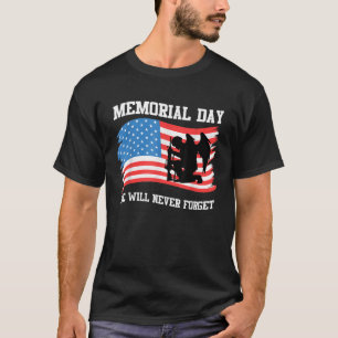 Camiseta Dia Memorial Nunca Esquece o Centro Mundial de Com
