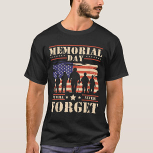 Camiseta Dia Memorial Nunca Esqueceremos _1