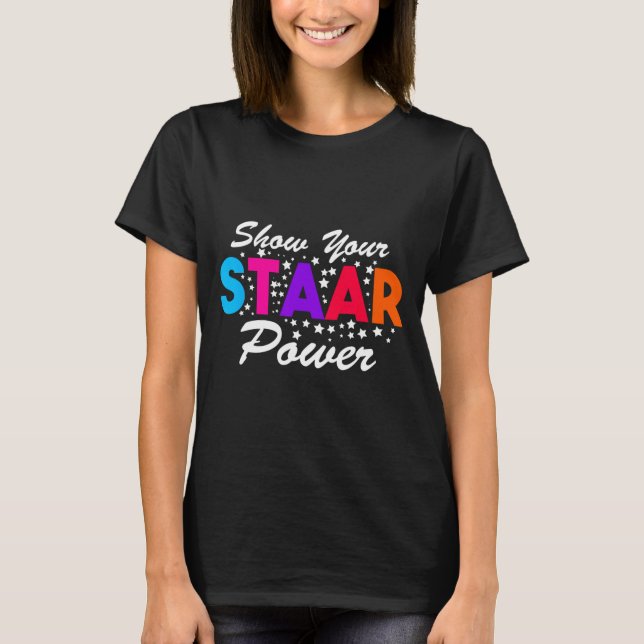 Camiseta Dia Mostre Seu Professor De Poder Estelar (Frente)