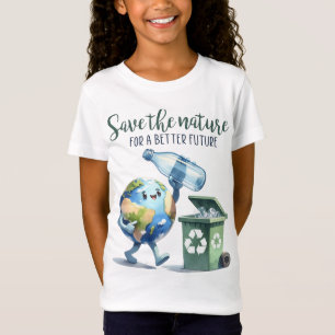 Camiseta Dia Mundial 22 De Abril O Reciclar Salva O Ambient