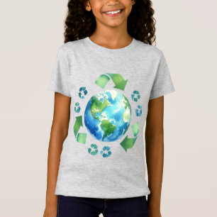 Camiseta Dia Mundial 22 De Abril O Reciclar Salva O Ambient