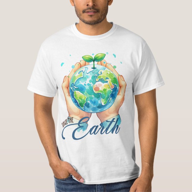 Camiseta Dia Mundial 22 De Abril O Reciclar Salva O Ambient (Frente)