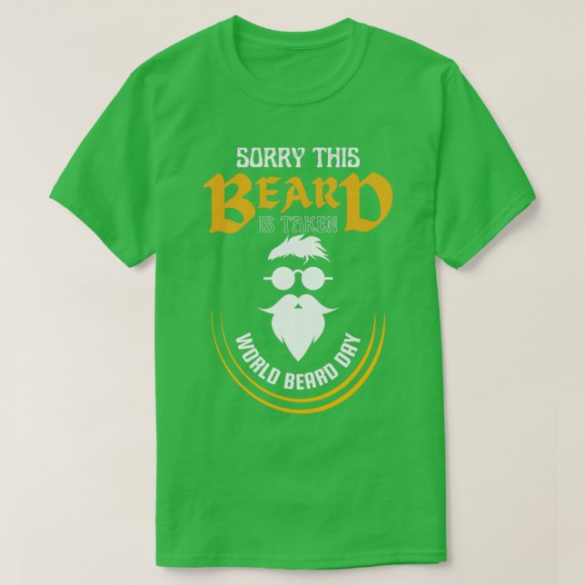 Camiseta Dia Mundial da Barba (Frente do Design)