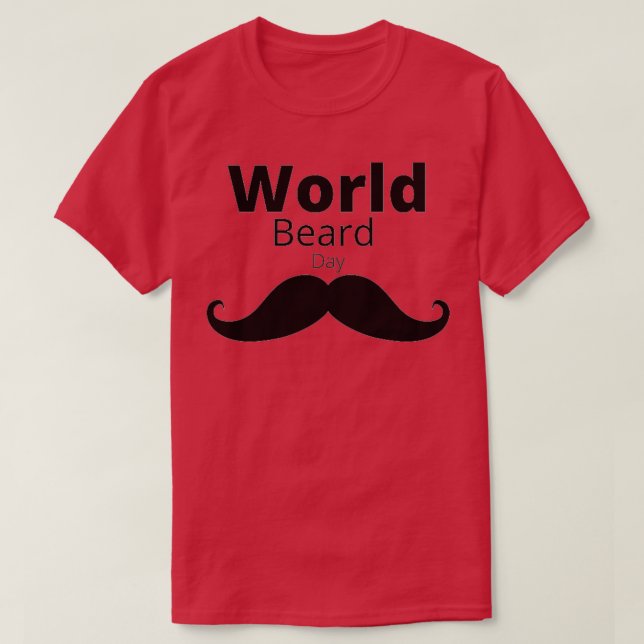 Camiseta Dia Mundial da Barba (Frente do Design)