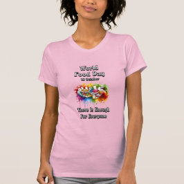 Camiseta Dia Mundial da Comida. O suficiente para todos.