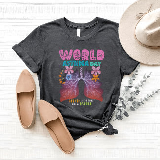Camiseta Dia Mundial da Consciência da Asma