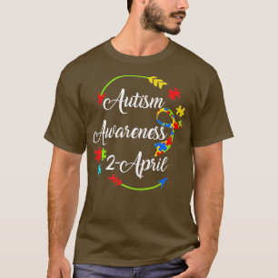 Camiseta Dia Mundial da Consciência do Autismo 2020 2 abril