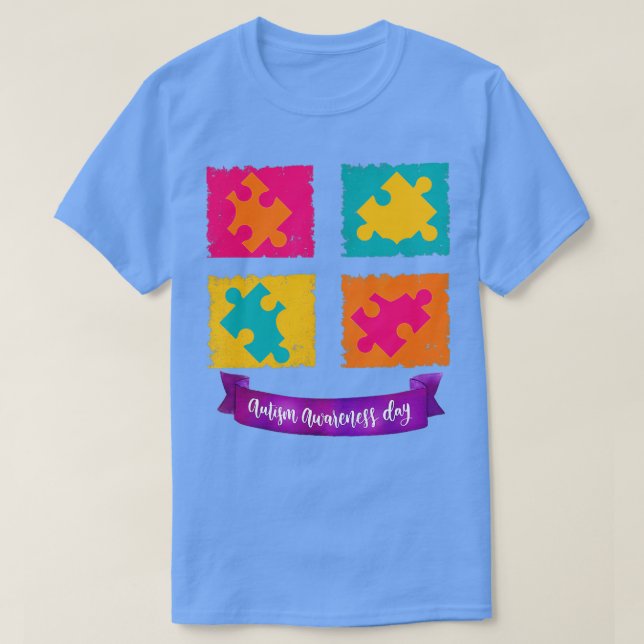 Camiseta Dia Mundial da Consciência do Autismo 2023 Sensibi (Frente do Design)