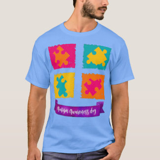 Camiseta Dia Mundial da Consciência do Autismo 2023 Sensibi