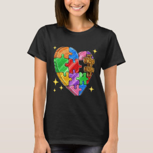 Camiseta Dia Mundial da Consciência do Autismo Quebra-cabeç
