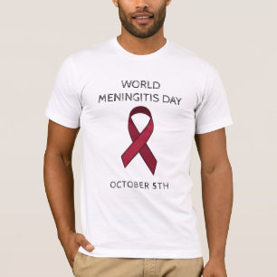 Camiseta Dia Mundial da Meningite - 5 de outubro