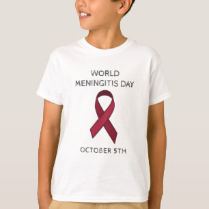 Camiseta Dia Mundial da Meningite - 5 de outubro