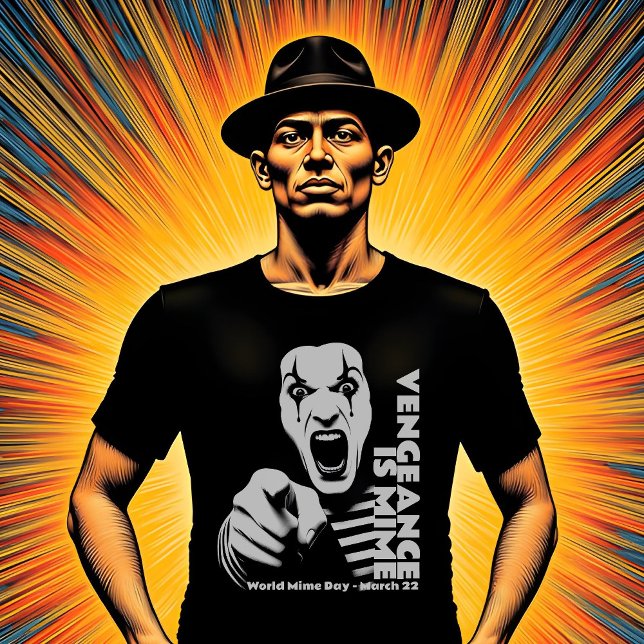 Camiseta Dia Mundial da Mima (Criador carregado)