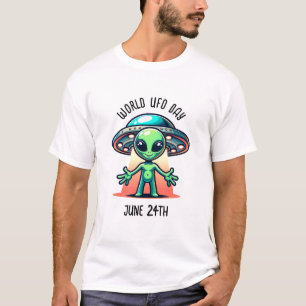 Camiseta Dia Mundial da OVNI 24 de junho