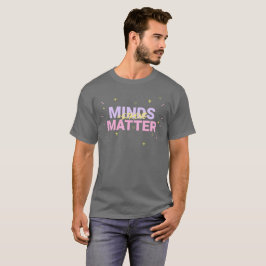 Camiseta Dia Mundial da Saúde Mental - Importantes mentes f