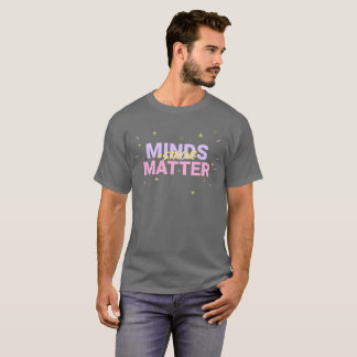 Camiseta Dia Mundial da Saúde Mental - Importantes mentes f