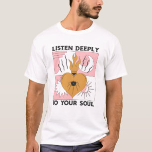 Camiseta Dia Mundial da Saúde Mental - Ouça sua alma