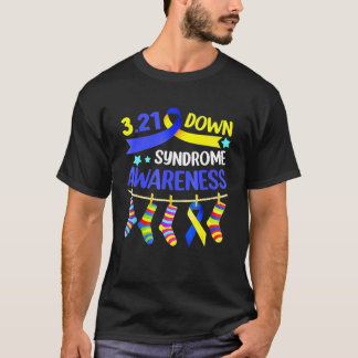 Camiseta Dia Mundial da Síndrome de Baixo Meias de Sensibil