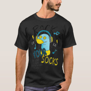Camiseta Dia Mundial da Síndrome de Down Balança Seu Filh