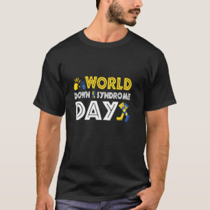 Camiseta Dia Mundial da Síndrome de Down Homens Meias Mulhe