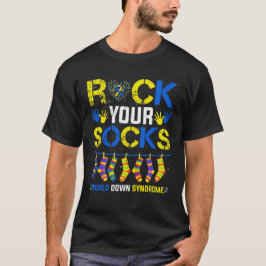 Camiseta dia mundial da síndrome de down Rock Your Socks