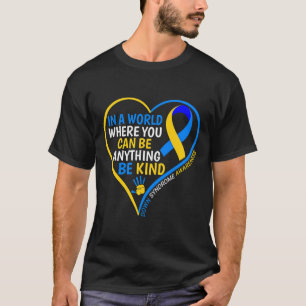 Camiseta Dia Mundial da Síndrome de Down Seja Gentil Consci
