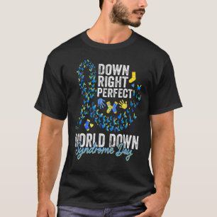 Camiseta Dia Mundial da Síndrome de Down Sensibilização Azu