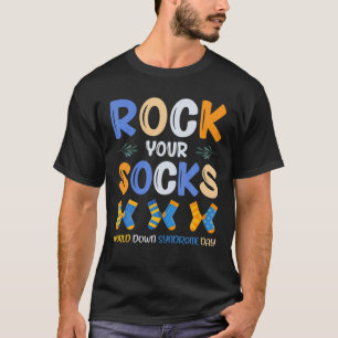 Camiseta Dia Mundial da Síndrome de Down T Rock Your Socks