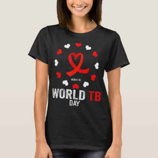Camiseta Dia Mundial da TB Vintage Tuberculose Fim da TB