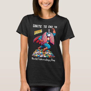 Camiseta Dia Mundial da Tuberculose de 2025 para o Fim da T