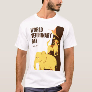 Camiseta Dia Mundial da Veterinária