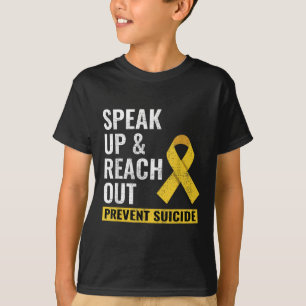 Camiseta Dia Mundial de Prevenção do Suicídio Laço Amarelo